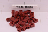 Dark Red / 4070 TCM Bricks Brick, Modified 1 x 1 with Headlight