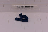 Dark Blue / 15573 TCM Bricks Plate, Modified 1 x 2 with 1 Stud (Jumper)