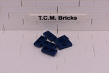 Dark Blue / 3794 TCM Bricks Plate, Modified 1 x 2 with 1 Stud (Jumper)