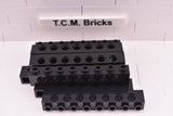 Black / 3702 TCM Bricks Brick 1 x 8 with Holes