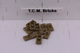 Dark Tan / 3794 TCM Bricks Plate, Modified 1 x 2 with 1 Stud (Jumper)