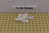 White / 92280 TCM Bricks Plate, Modified 1 x 2 with Clip on Top