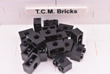 Black / 3700 TCM Bricks Brick 1 x 2 with Hole