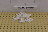 White / 2412 TCM Bricks Tile, Modified 1 x 2 Grille