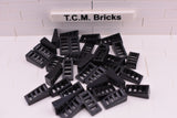 Black / 61409 TCM Bricks Slope 18 2 x 1 x 2/3 with 4 Slots
