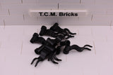 Black / 4495 TCM Bricks Flag 4 x 1 Wave