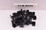 Black / 6231 TCM Bricks Panel 1 x 1 x 1 Corner