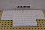White / 3036 TCM Bricks Plate 6 x 8