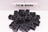 Black / 32000 TCM Bricks Brick 1 x 2 with 2 Holes