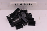 Black / 3937 TCM Bricks Hinge Brick 1 x 2 Base