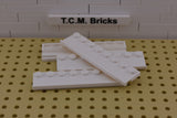 White / 30586 TCM Bricks Plate, Modified 2 x 8 with Door Rail