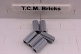 Light Bluish Gray / 6538 TCM Bricks Axle Connector 2L (Smooth with x Hole + Orientation)
