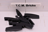 Black / 6178 TCM Bricks Slope, Curved 4 x 1 No Studs