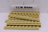 Tan / 4477 TCM Bricks Plate 1 x 10