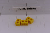 Yellow / 32000 TCM Bricks Brick 1 x 2 with 2 Holes