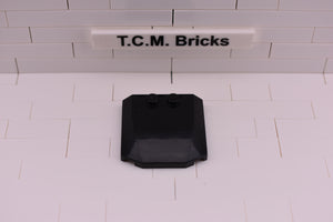 Black / 45677 TCM Bricks Wedge 4 x 4 x 2/3 Triple Curved