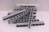 Light Bluish Gray / 40490 TCM Bricks Liftarm 1 x 9 Thick