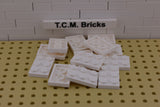 White / 3021 TCM Bricks Plate 2 x 3