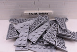 Light Bluish Gray / 54384 TCM Bricks Wedge, Plate 6 x 3 Left
