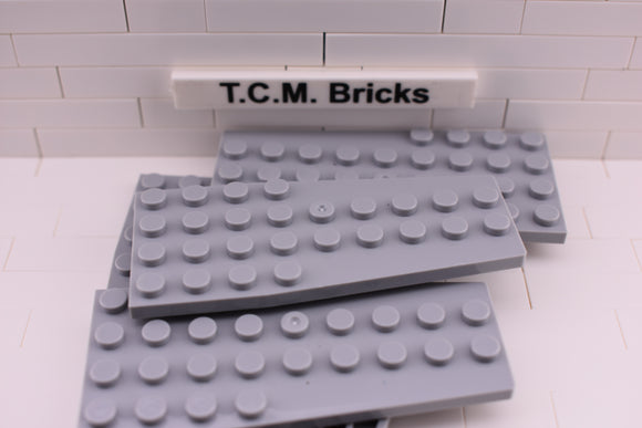 Light Bluish Gray / 2413 TCM Bricks Wedge, Plate 4 x 9