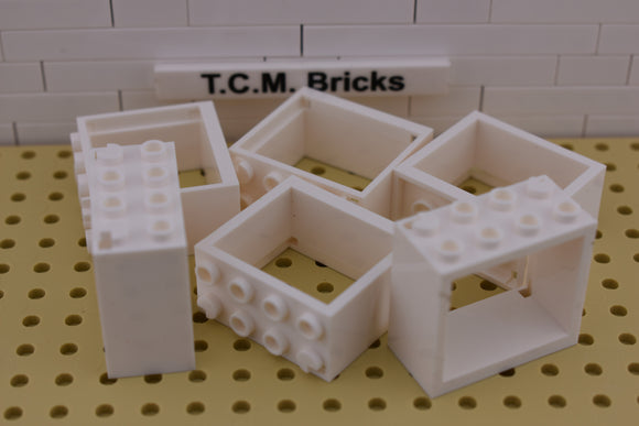 White / 60598 TCM Bricks Window 2 x 4 x 3 Frame