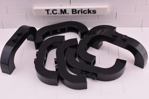 Black / 6183 TCM Bricks Brick, Arch 1 x 6 x 2 Curved Top