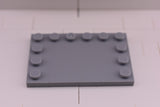 Light Bluish Gray / 6180 TCM Bricks Tile, Modified 4 x 6 with Studs on Edges