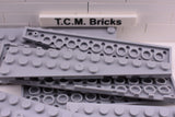 Light Bluish Gray / 47398 TCM Bricks Wedge, Plate 12 x 3 Right