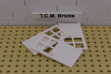 White / 60623 TCM Bricks Door 1 x 4 x 6 with 4 Panes and Stud Handle