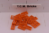 Orange / 2412 TCM Bricks Tile, Modified 1 x 2 Grille