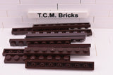 Dark Brown / 3460 TCM Bricks Plate 1 x 8