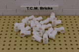 White / 32013 TCM Bricks Axle and Pin Connector Angled #1