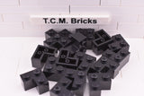 Black / 2357 TCM Bricks Brick 2 x 2 Corner