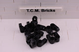 Black / 41678 TCM Bricks Axle and Pin Connector Perpendicular Double Split