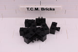 Black / 30237 TCM Bricks Brick, Modified 1 x 2 with Vertical Clip