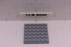 Light Bluish Gray / 3958 TCM Bricks Plate 6 x 6