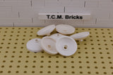 White / 43898 TCM Bricks Dish 3 x 3 Inverted (Radar)