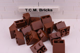 Reddish Brown / 3660 TCM Bricks Slope, Inverted 45 2 x 2