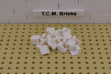 White / 6231 TCM Bricks Panel 1 x 1 x 1 Corner