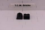 Black / 30165 TCM Bricks Brick, Modified 2 x 2 Curved Top with 2 Top Studs