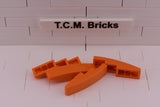 Orange / 6178 TCM Bricks Slope, Curved 4 x 1 No Studs
