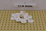 White / 4740 TCM Bricks Dish 2 x 2 Inverted (Radar)