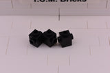 Black / 47905 TCM Bricks Brick, Modified 1 x 1 with Studs on 2 Sides, Opposite