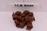 Reddish Brown / 2921 TCM Bricks Brick, Modified 1 x 1 with Handle