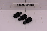Black / 4595 TCM Bricks Brick, Modified 1 x 2 x 2/3 with Studs on Sides