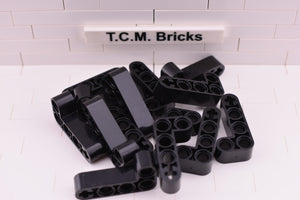 Black / 32140 TCM Bricks Liftarm 2 x 4 L-Shape Thick
