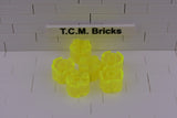 Trans-Neon Green / 3941 TCM Bricks Brick, Round 2 x 2 with Axle Hole