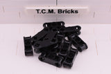 Black / 32184 TCM Bricks Axle and Pin Connector Perpendicular 3L with Center Pin Hole