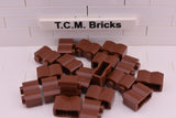 Reddish Brown / 30136 TCM Bricks Brick, Modified 1 x 2 Log