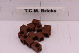 Reddish Brown / 6541 TCM Bricks Brick 1 x 1 with Hole